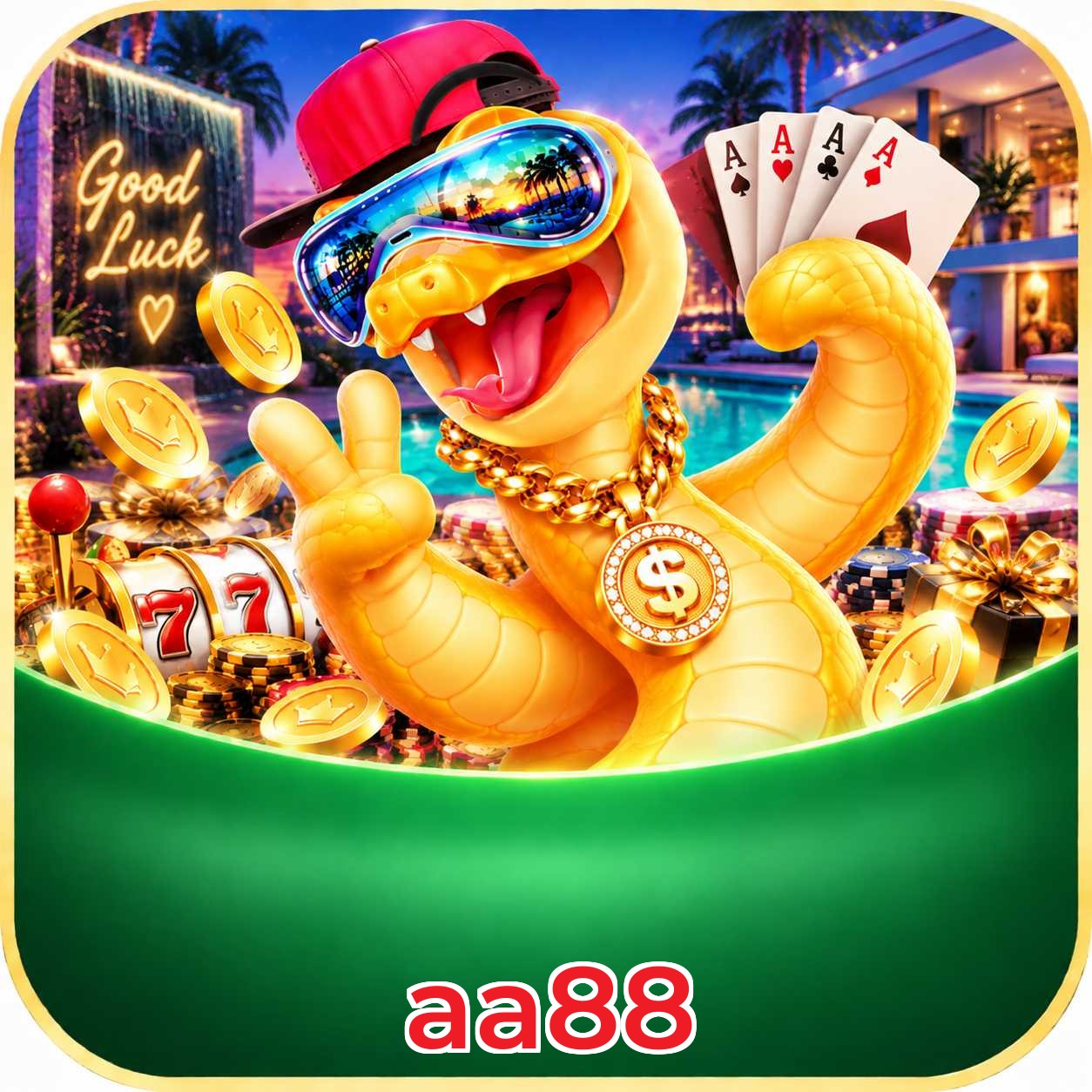 Catálogo de slots da aa88 com RTP médio de 96,52%